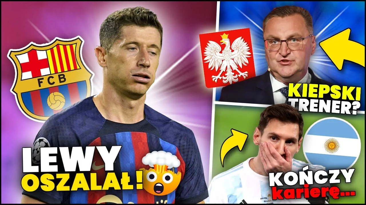 WOW! Lewandowski OSZALAŁ! WYŚMIAŁ sędziego? Leo Messi KOŃCZY