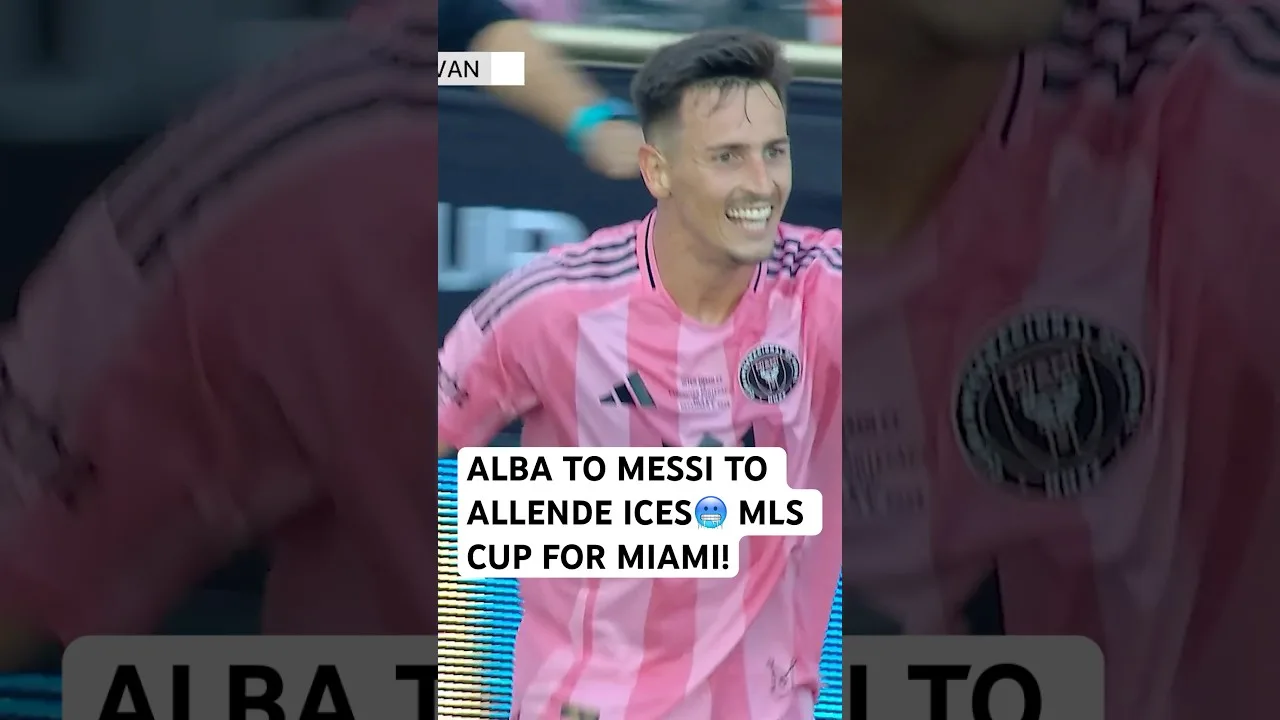 Messi AIDE Allende🔥 à décrocher la COUPE MLS !!