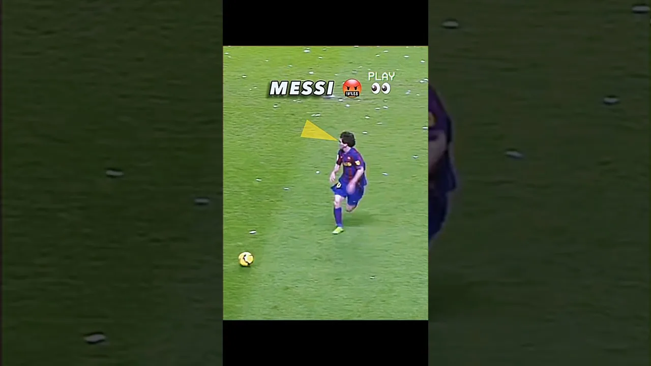 La vision de Messi ..🤬👀 #football #soccer #shorts