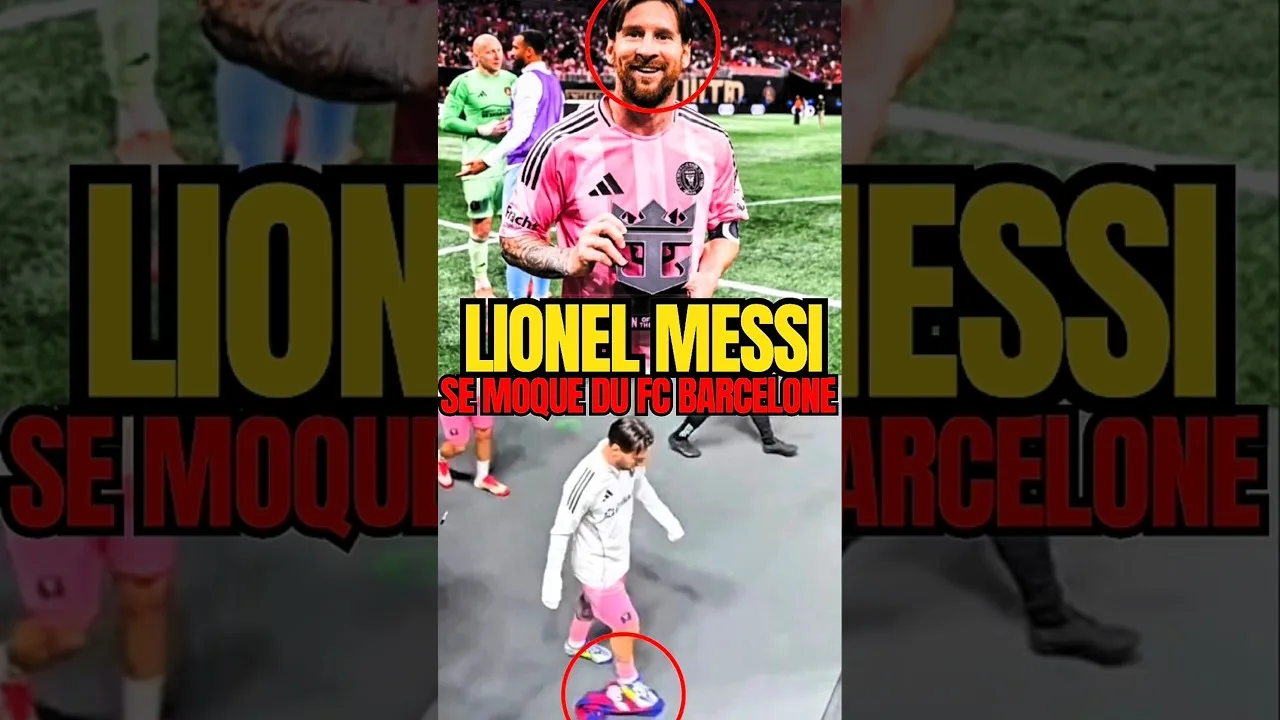 CELUI QUI A FAIT MARCHER LIONEL MESSI SUR LE MAILLOT DU BARÇA 😳#football #messi #intermiami #short