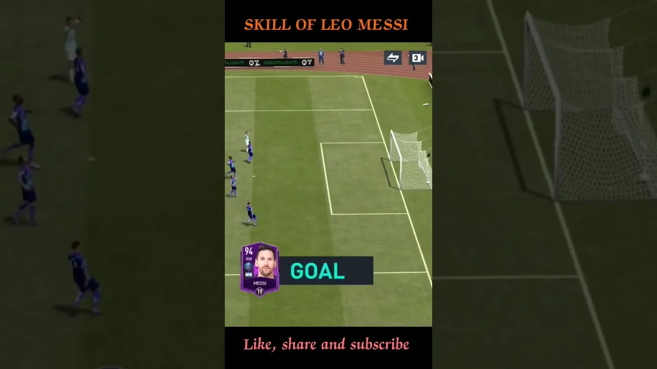 God level skill of Leo Messi #fifa #football#messi