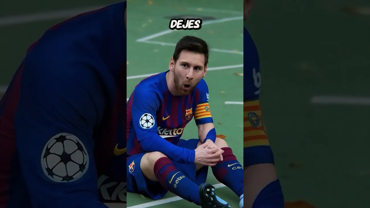 MESSI SE LESIONA Y CRISTIANO SE NIEGA A AYUDARLO! 😡⚽