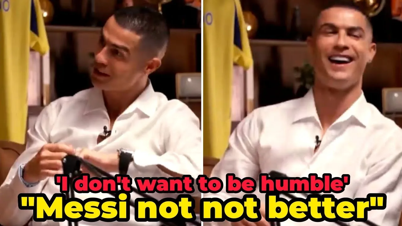 Cristiano Ronaldo RÉAGIT en disant qu’il n’est pas d’accord que Lionel Messi est MIEUX lui