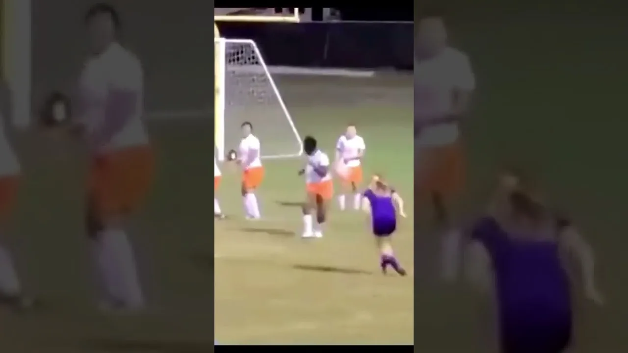When women footballers try to take free kick like Leo Messi