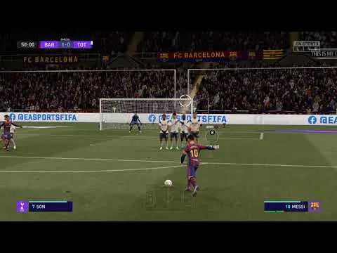 The one free kick and LEO MESSI FIFA 21