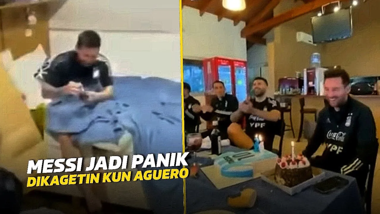 SEPERTI AYAH DAN ANAKLihat Reaksi Leo Messi Saat
