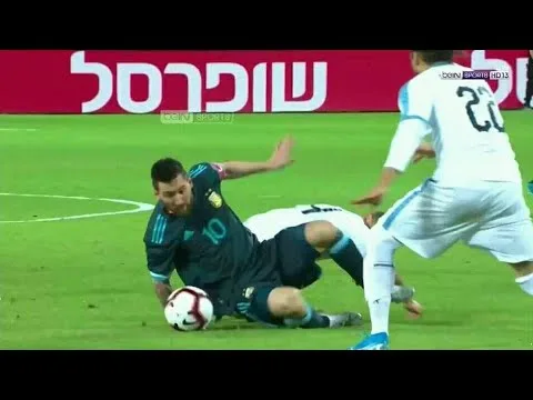 Lionel Messi has been creative in evading Kavani and three