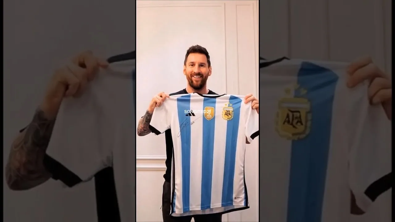 How much does Massi jersey cost 😱 #football #leomessi #argentina