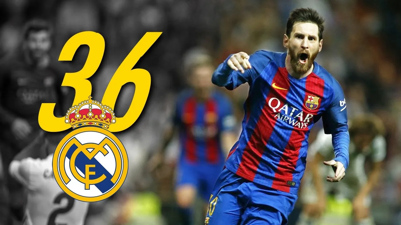 Lionel Messi – All 36 Goals & Assists vs Real Madrid