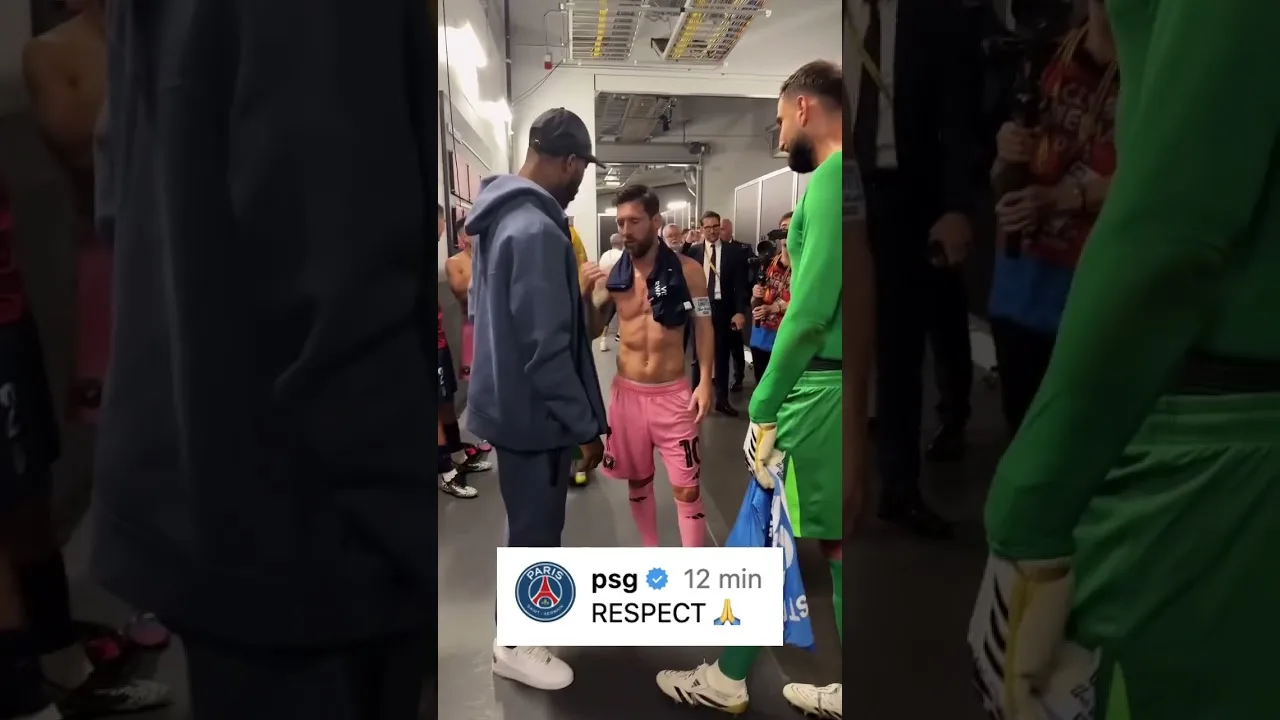 Juste le respect entre Leo Messi, Luis Enrique, Dembélé et Donnarumma 🤩 🔝 🔝 🔝 🔝 🔝 🔝 🔝 🔝 🔝 (via: @ psg / ig) #shorts