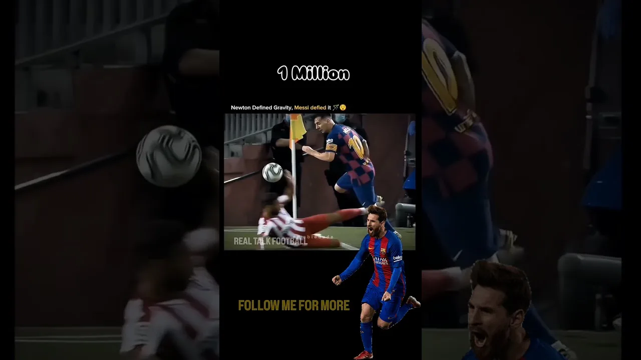 Lionel Messi n’est pas seulement un footballeur, il est le football lui-même.#messi #football #viral