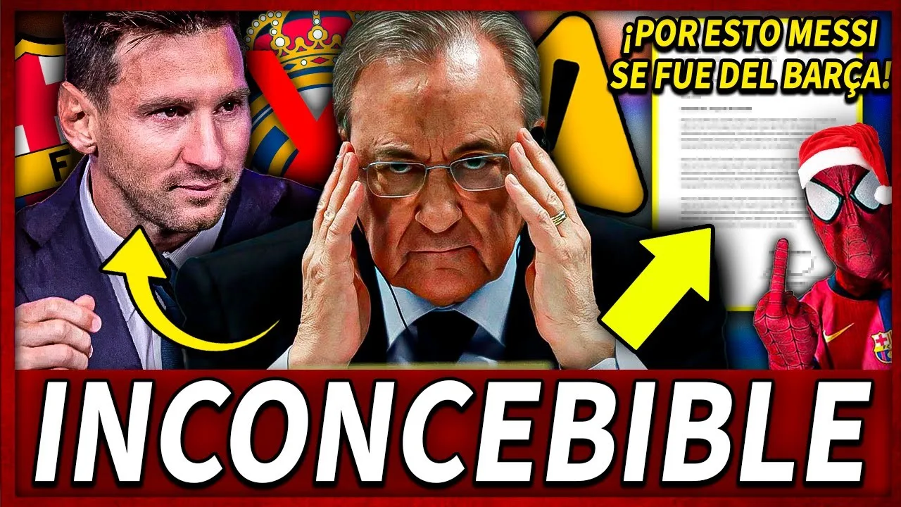 EXCLUSIF : FLORENTINO PEREZ A-T-IL PROVOQUÉ LE NON-RENOUVELLEMENT DE LEO MESSI ? | TOUS LES DÉTAILS.