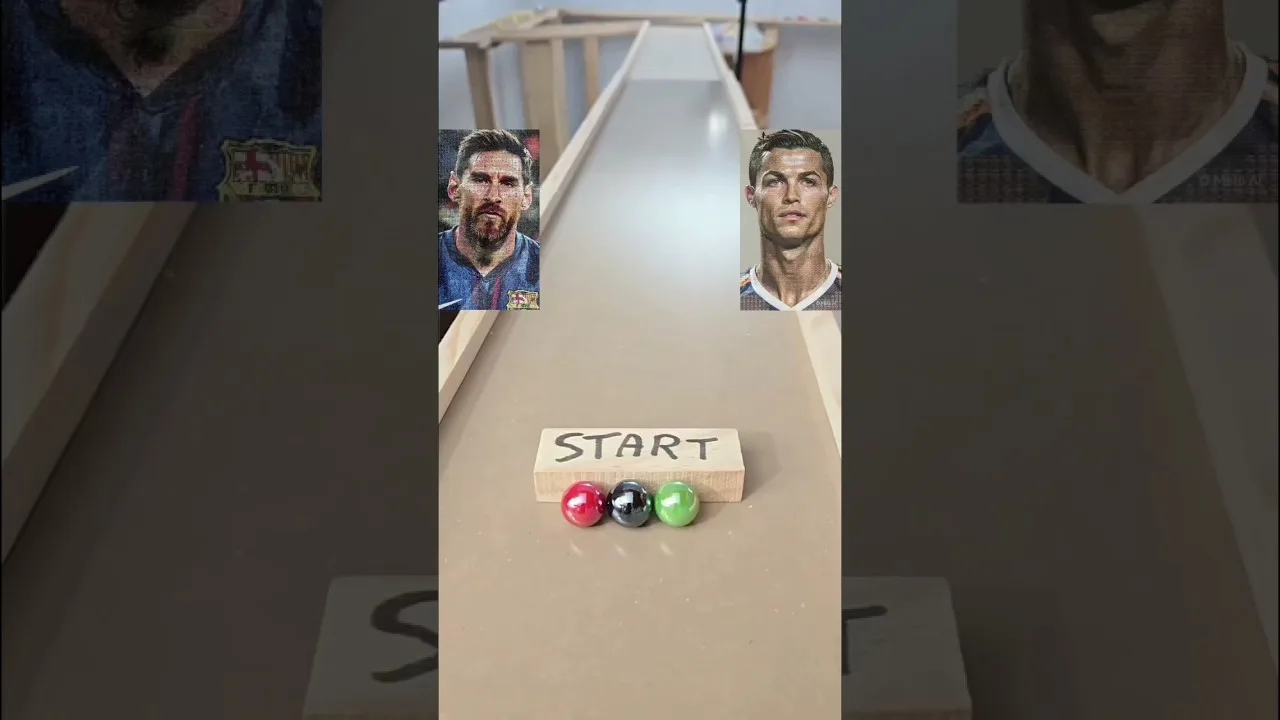 🤯Cristiono Ronaldo vs Lionel Messi Fan war Challenge – Qui est la vraie chèvre 😍#shorts