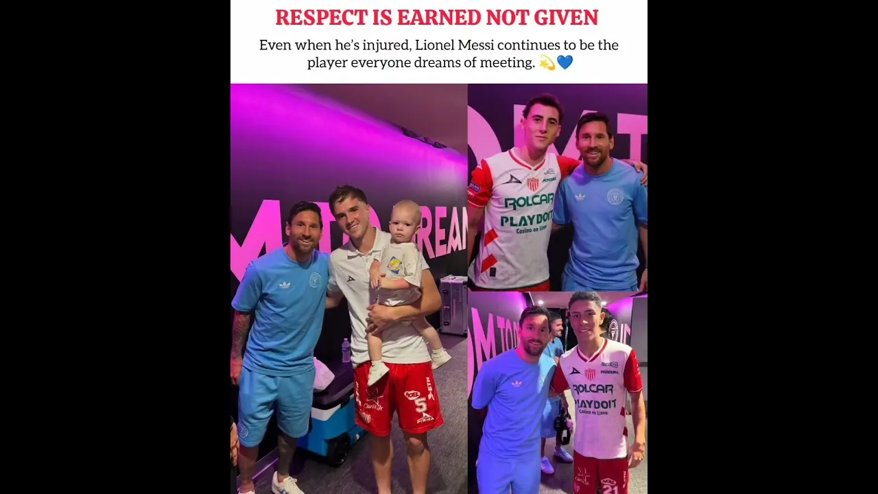 Le respect est gagné non donné 🤷 # Football # Messi # Intermiami # Leomessi # Barcelone # RealMadrid # NECAXA # BARCA