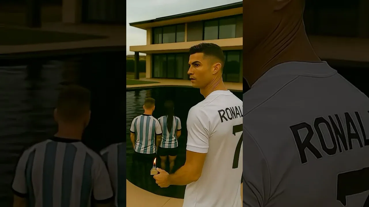 Cristiano Ronaldo enseigne à Messi une leçon #Cristianoronaldo #Leomessi #football #Georginarodriguez