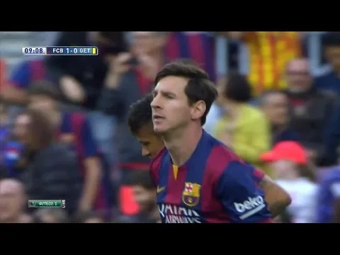 Lionel Messi Penalty Goal vs Getafe | FC Barcelona vs Getafe