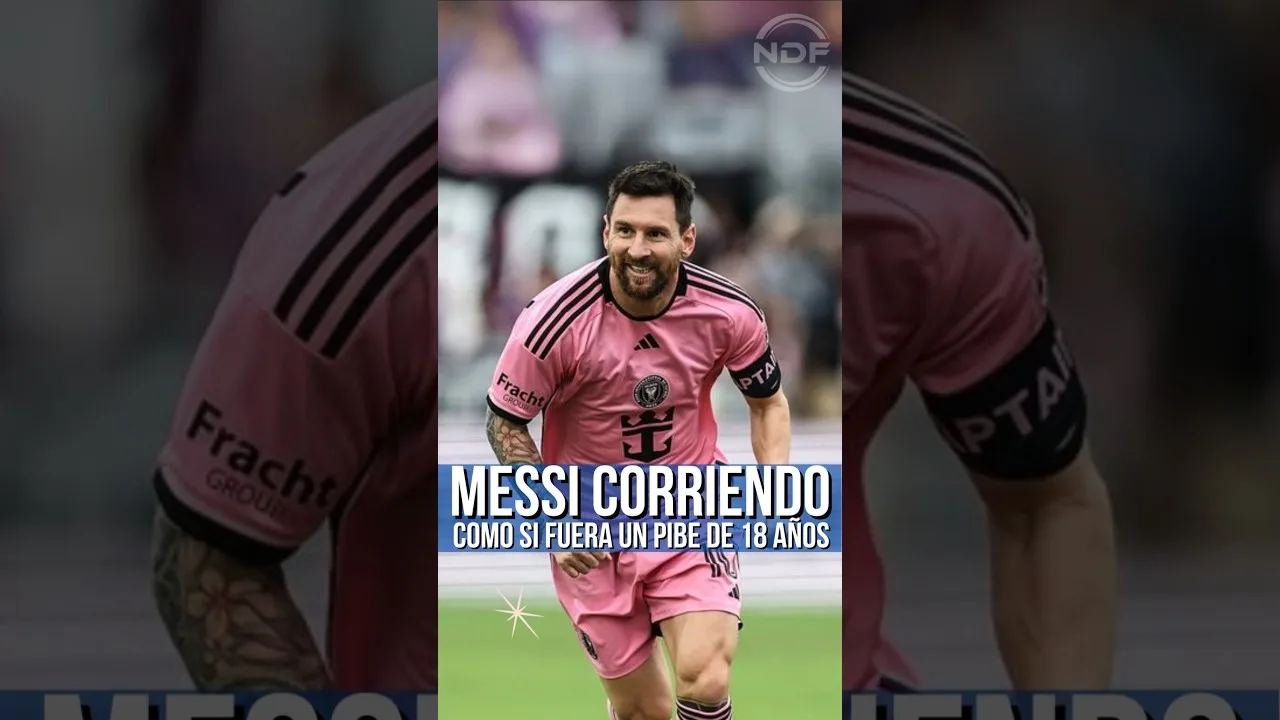 Leo Messi coulant comme un enfant de 18 ans 😱 😱