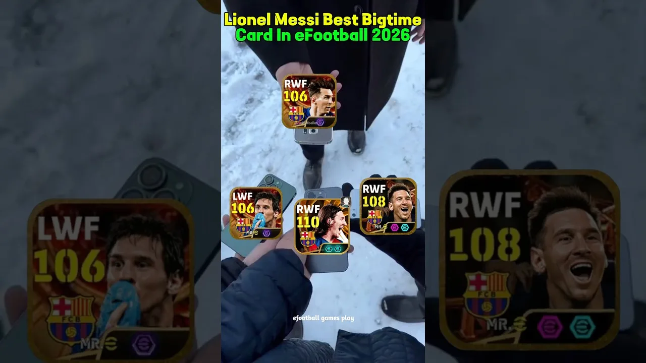 Lionel Messi Meilleure carte Bigtime dans eFootball 2026 || Mise à jour eFootball #efootball #pes #efootball2026