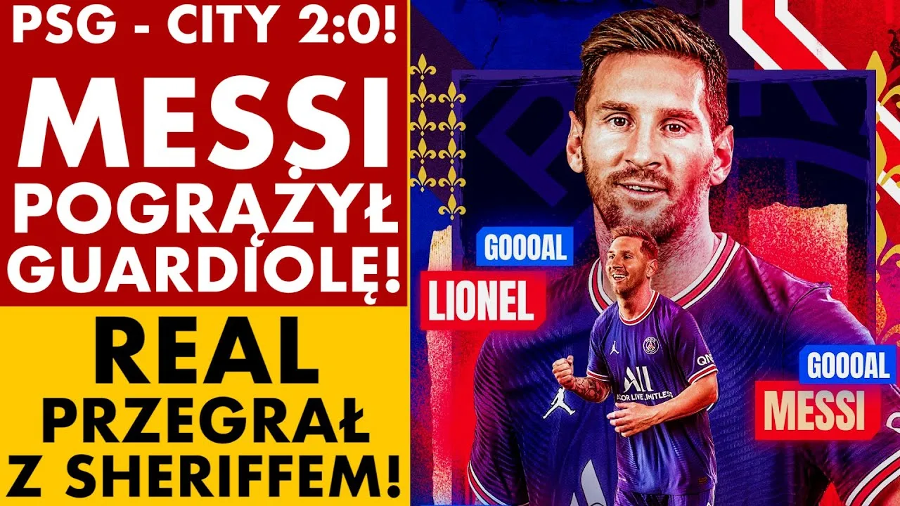 PSG – MANCHESTER CITY 2:0! LEO MESSI POGRĄŻYŁ PEPA