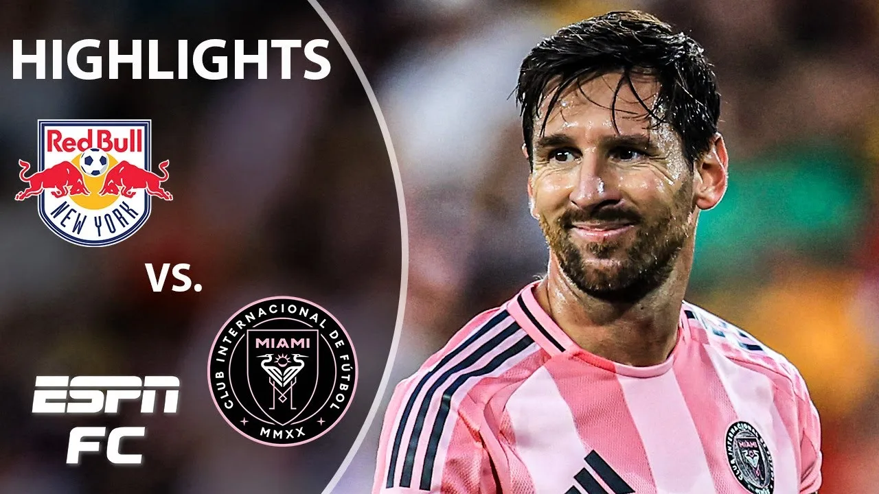 Messi & Segovia Braces 🔥 New York Red Bulls contre Inter Miami | MLS FAITS MLS | ESPN FC
