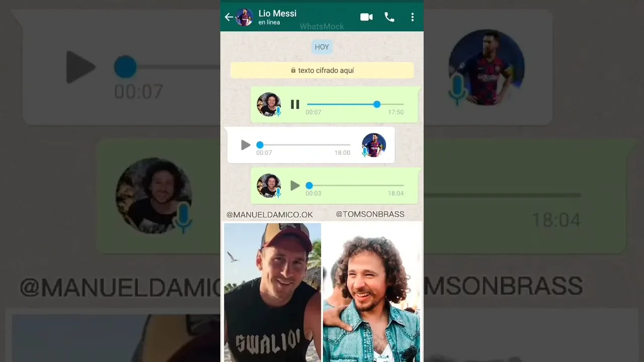 Luisito Comunica Hablando Con Leo Messi (Audios De