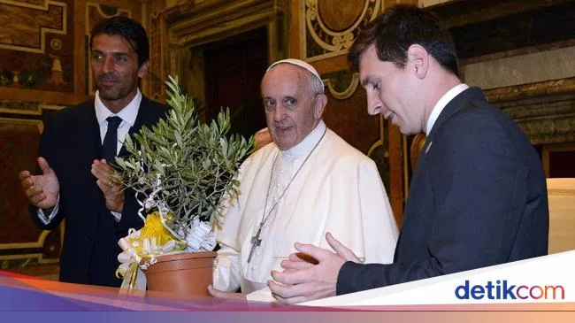 Message touchant Lionel Messi pour le pape François