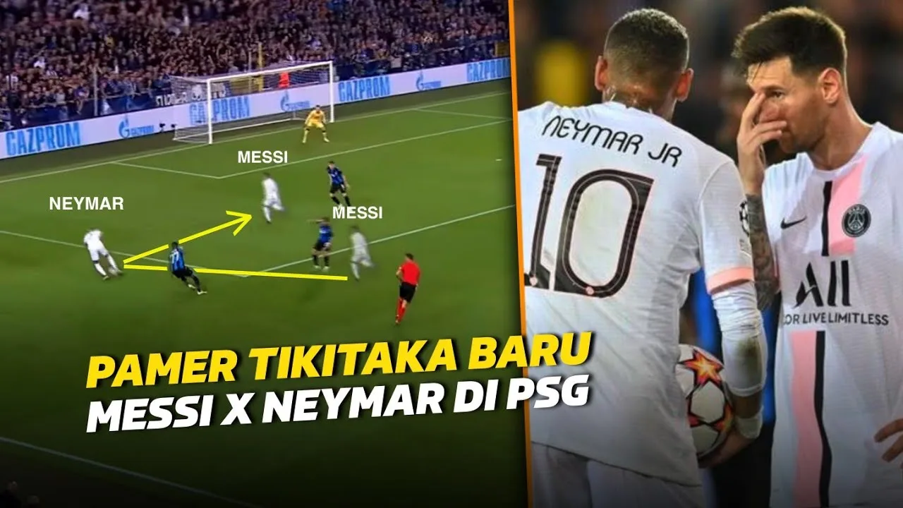 PSG RASA BARCALihat Aksi Saat Leo Messi Dan Neymar Jr