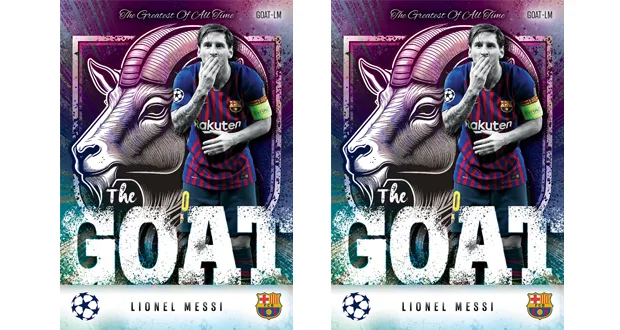 Topps lance une chèvre ultra-rare Lionel Messi
