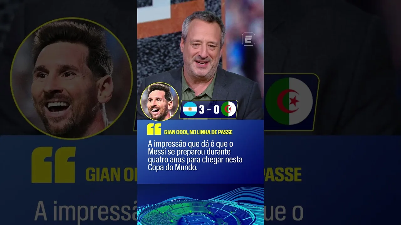 HAT-TRICE ET RECORD ! 👽 GIAN ODDI ANALYSE LA PERFORMANCE DE LIONEL MESSI À LA PREMIÈRE DE LA COUPE #shorts