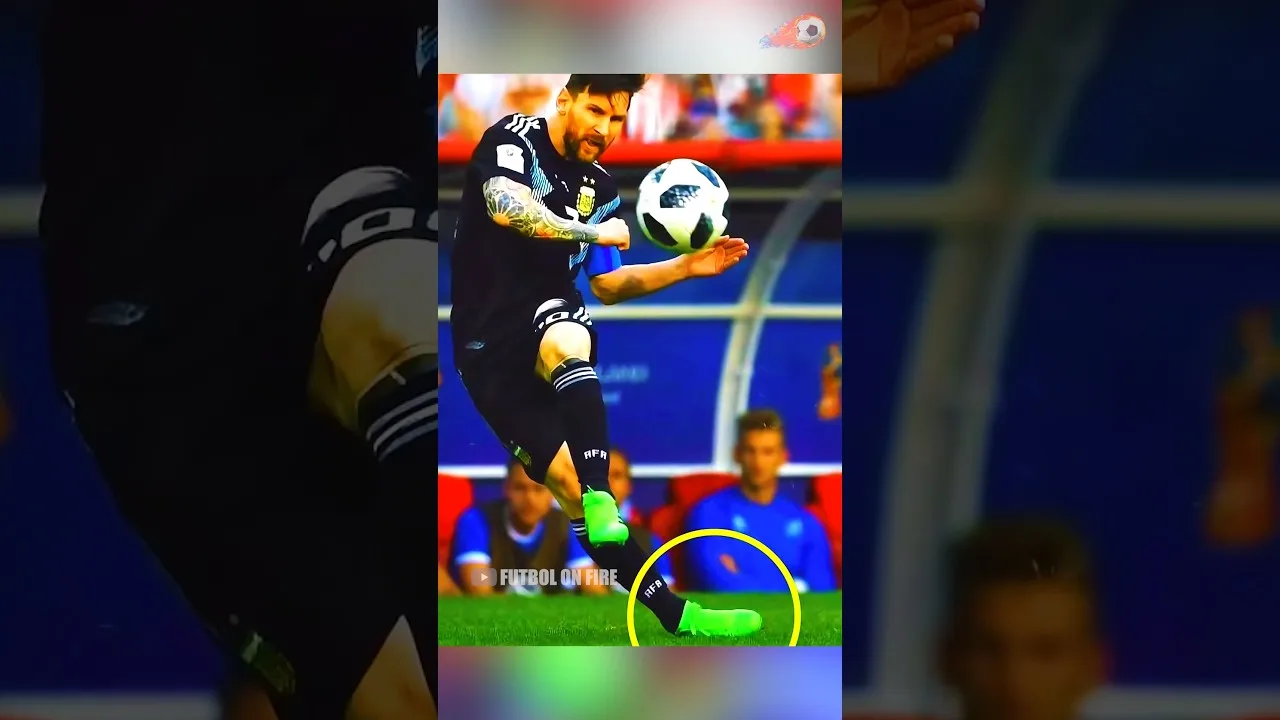 El secreto de Messi en los Tiros Libres #futbol #messi #shorts