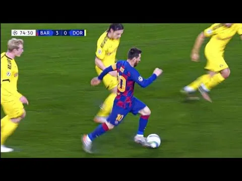 Lionel Messi Destroyed Dortmund At Camp Nou | 2019 HD 1080i