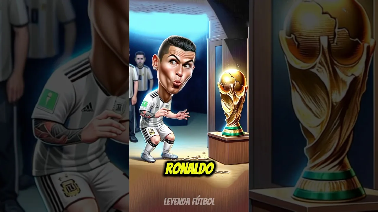 ¿Quién robó los zapatos de Ronaldo?🫣messi mbappe🤔