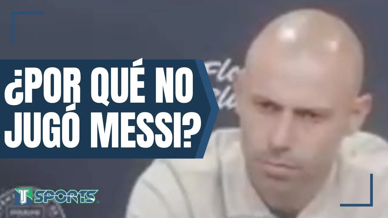 Javier Mascherano parle de l’absence de Lionel Messi dans la victoire d’Inter Miami contre Houston Dynamo