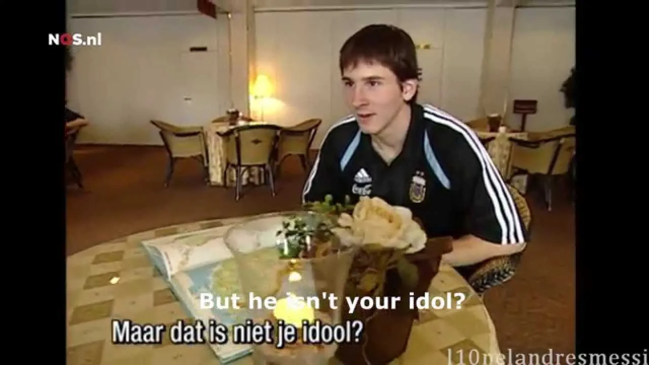 Lionel Messi rare interview (17 years old)