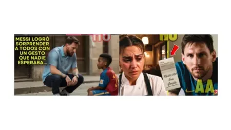Non, ces photos de Lionel Messi ne sont pas réelles : elles ont été créées avec l’IA