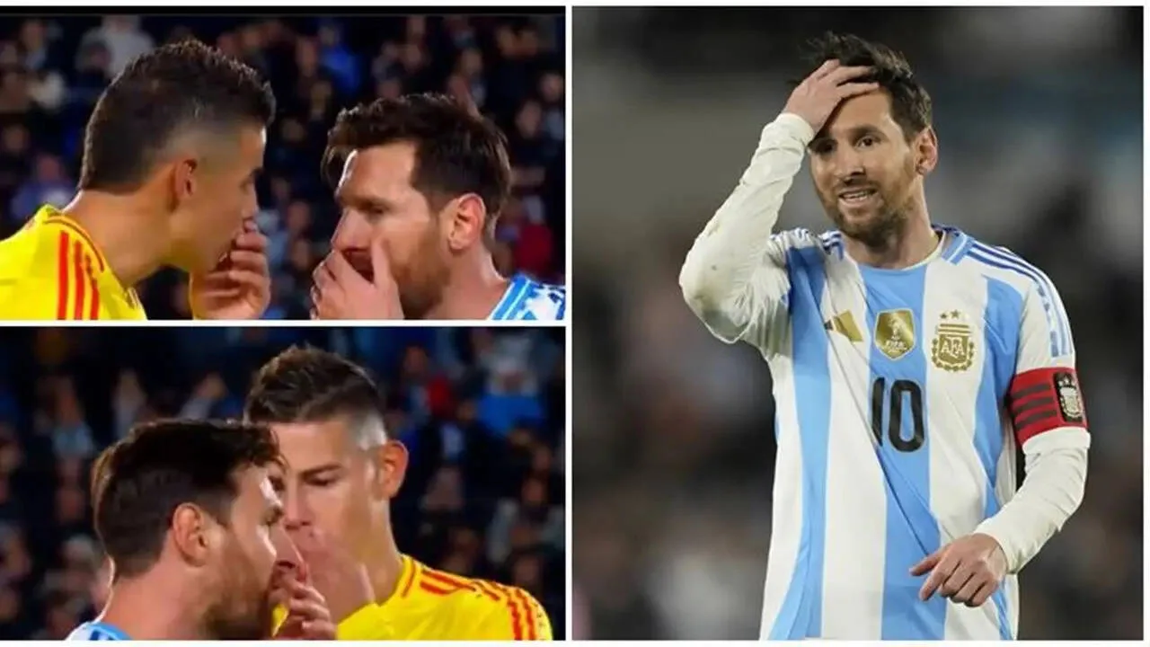 Ce que Lionel Messi a dit à James Rodriguez pendant le duel verbal au milieu du match chauffé Argentine vs Colombie