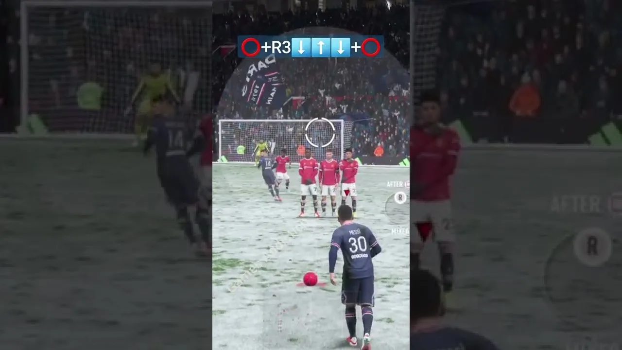 Fifa 22 Tutorial / Leo Messi Best Free Kick Red Time