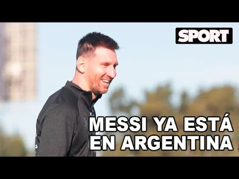 LEO MESSI PONE RUMBO a ARGENTINA para comenzar LA