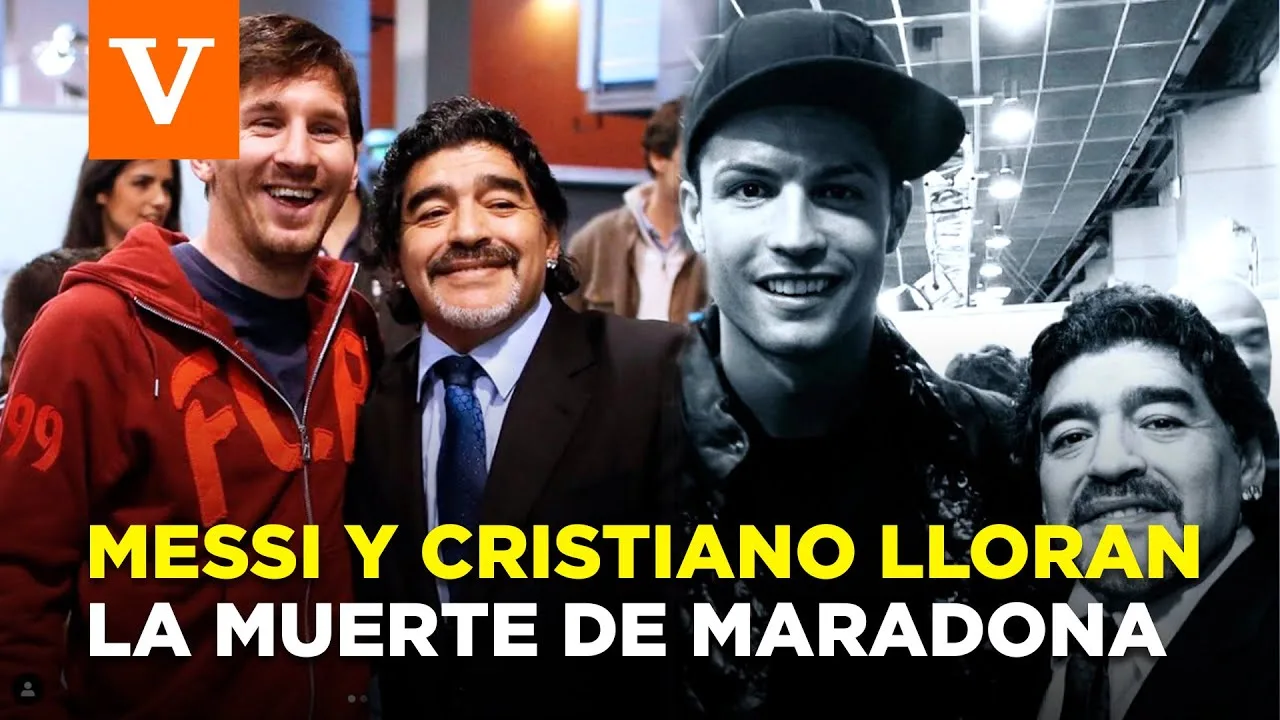'Diego es eterno'; Leo Messi y Cristiano Ronaldo