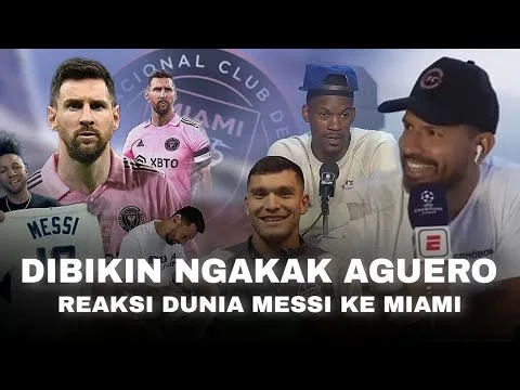Pesan Aguero, Bikin Messi Tertawa ..!! Beragam Reaksi Dunia,