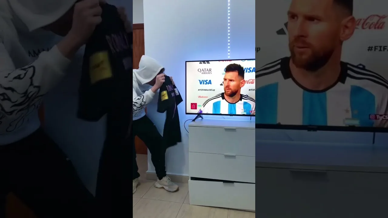 Messi se enfadó conmigo 🤬