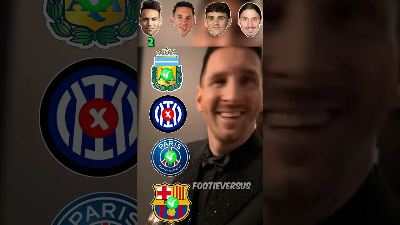 Lautaro Martinez, Lionel Messi,Gavi, Zlatan Ibrahimovic#shorts #martinez #gavi #zlatan #messi