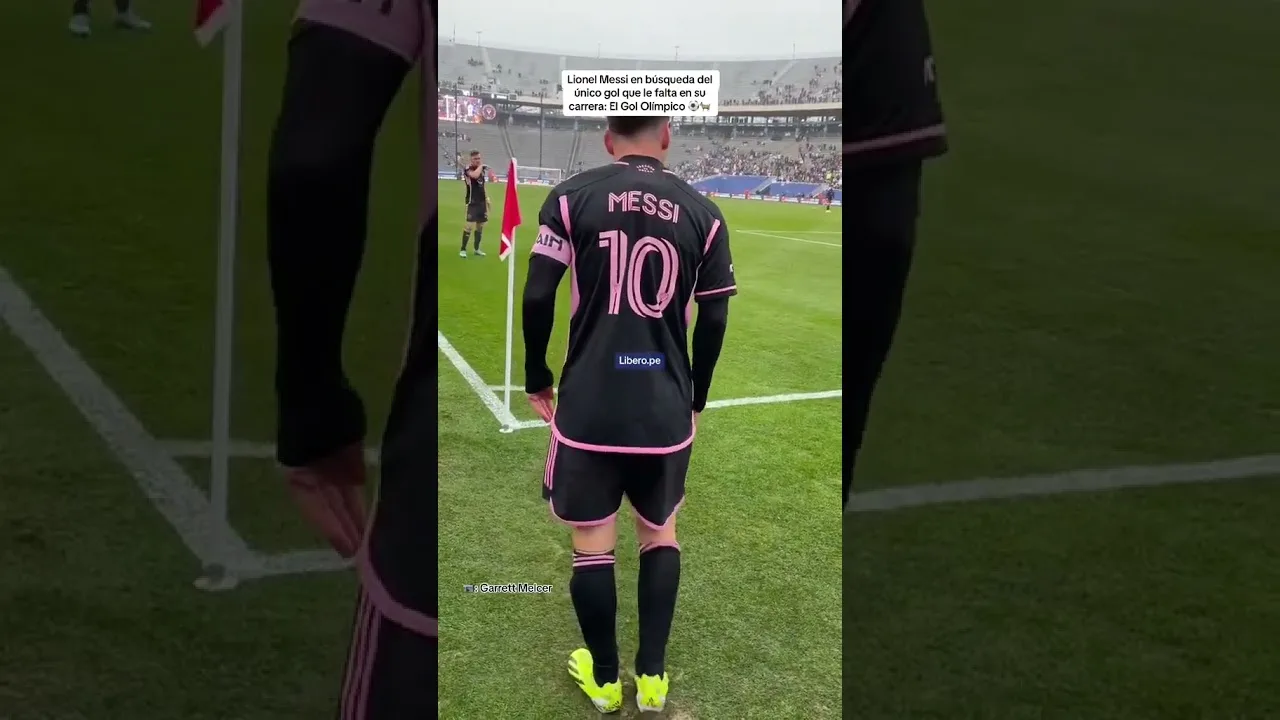 Ufff! 😱Lionel Messi était sur le point de marquer un but olympique avec Inter Miami 🔥🇦🇷 | #Shorts #messi