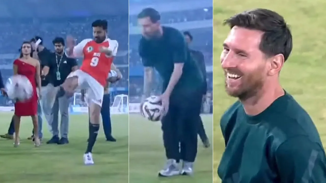 Match de football Lionel Messi contre CM Revanth Reddy à Hyderabad | Tournée GOAT en Inde | Buzz de l’actualité