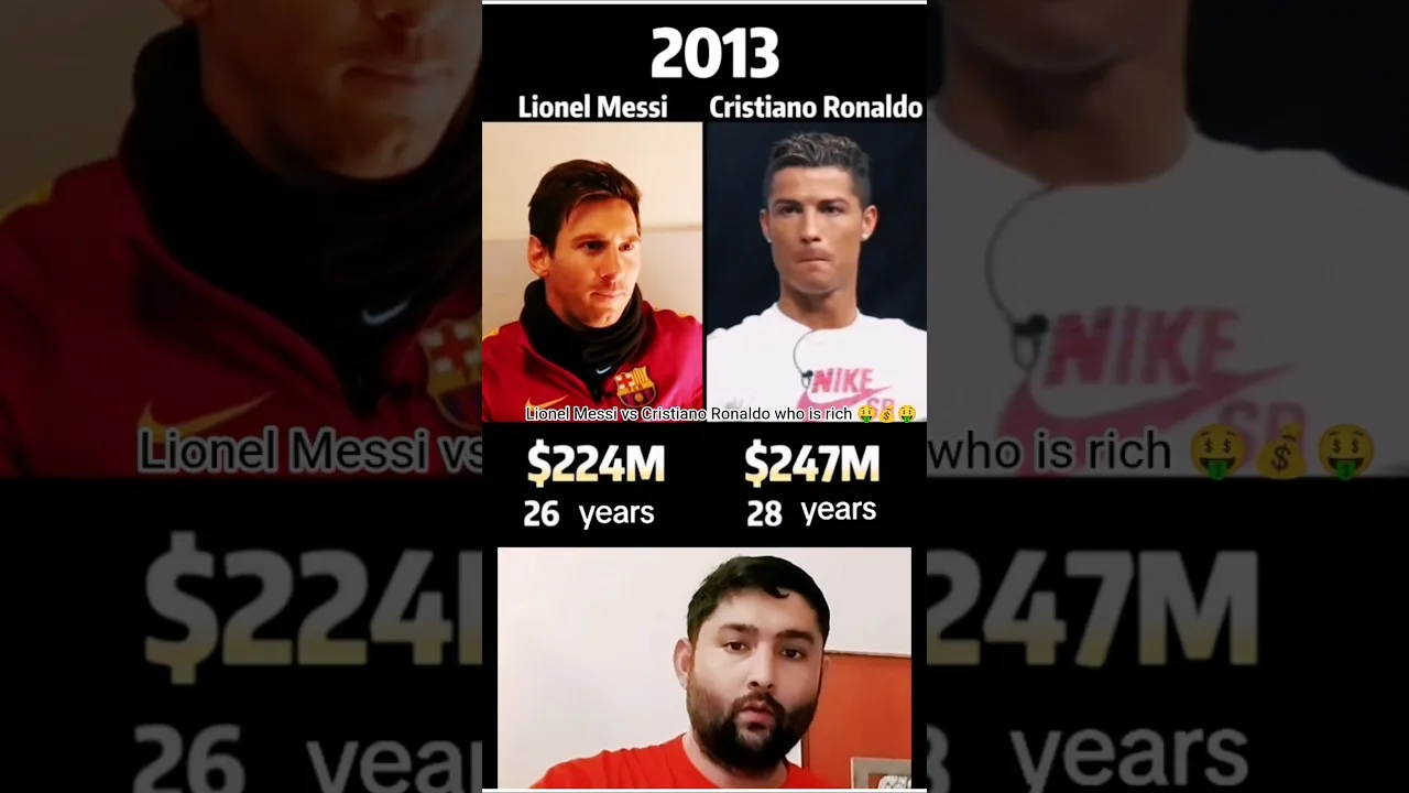 Lionel Messi vs Cristiano Ronaldo qui est riche 🤑💰🤑 #football #foryou #ronaldo #ronaldojr #shorts