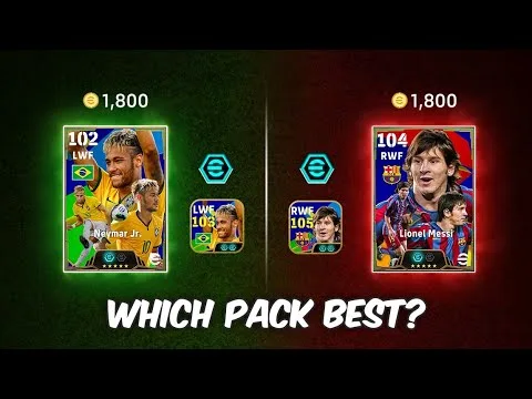 PACK LEO MESSI OU PACK NEYMAR JR | LEQUEL VAILLE-T-IL ? 🤔 PACK AMBASSADEUR eFOOTBALL 2025 🔥