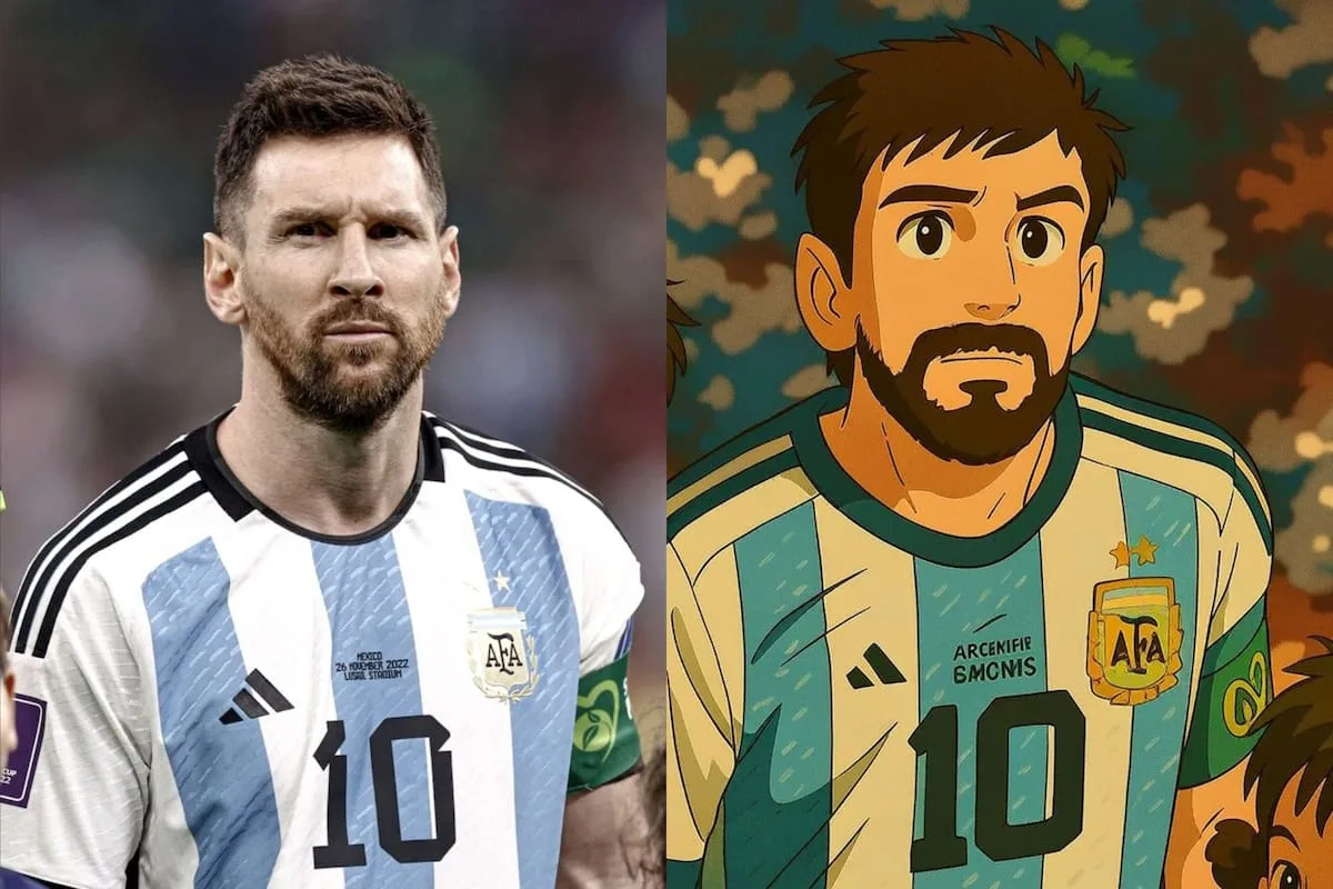 À quoi ressemblerait Lionel Messi dans le « Mode Ghibli Studio »
