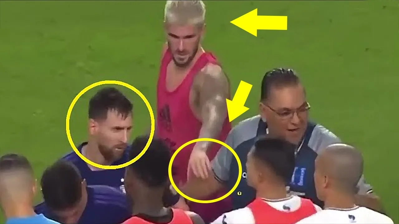 De Paul DEFENDS Lionel Messi ❤️😍