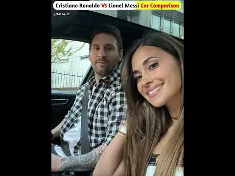 Cristiano Ronaldo Vs Lionel Messi Cars Comparison #shorts