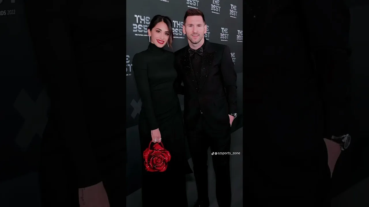 Leo Messi and his wife #shorts
